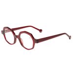 Armação Para Óculos de Grau Feminino Western Redondo Vermelho LV.AC.0869-1616
