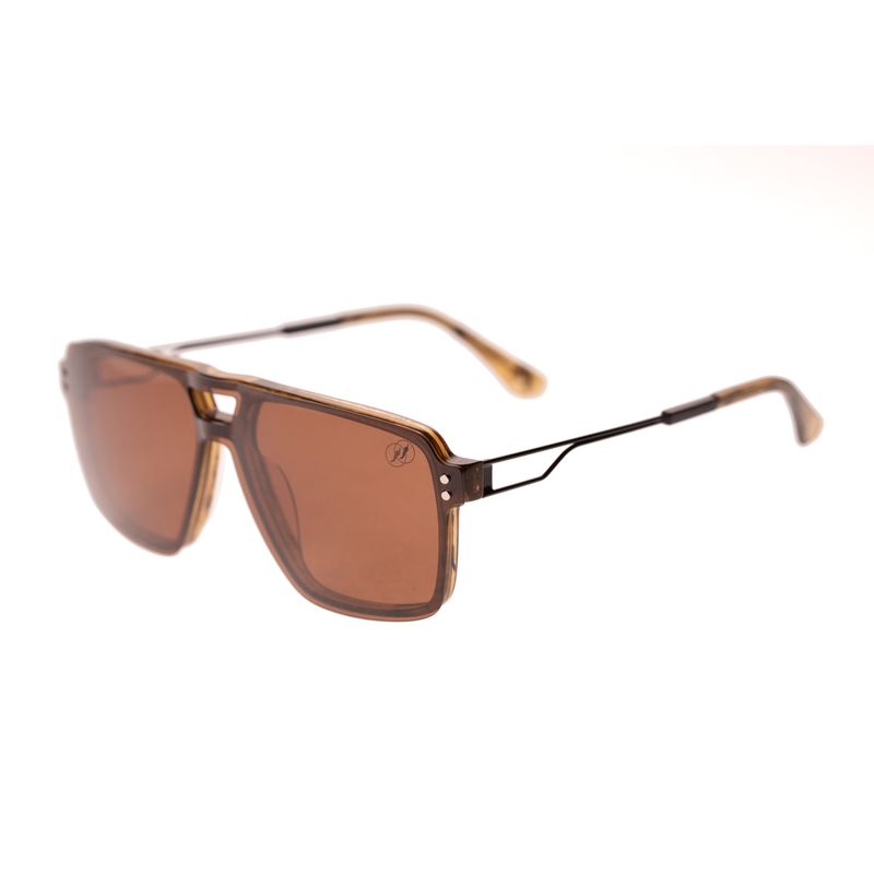 Armação Para Óculos de Grau Masculino Western Multi Executivo Polarizado Marrom LV.MU.0840-0216.1
