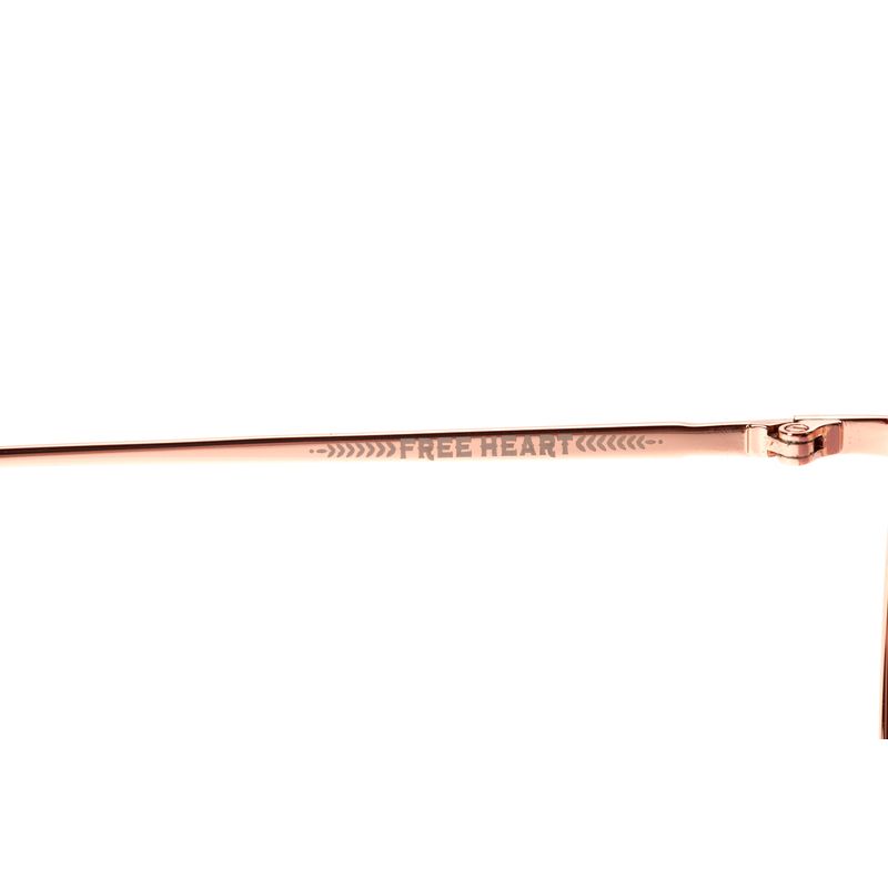 Óculos de Sol Feminino Western Banhado A Ouro Quadrado Rosé OC.MT.3532-1495.3