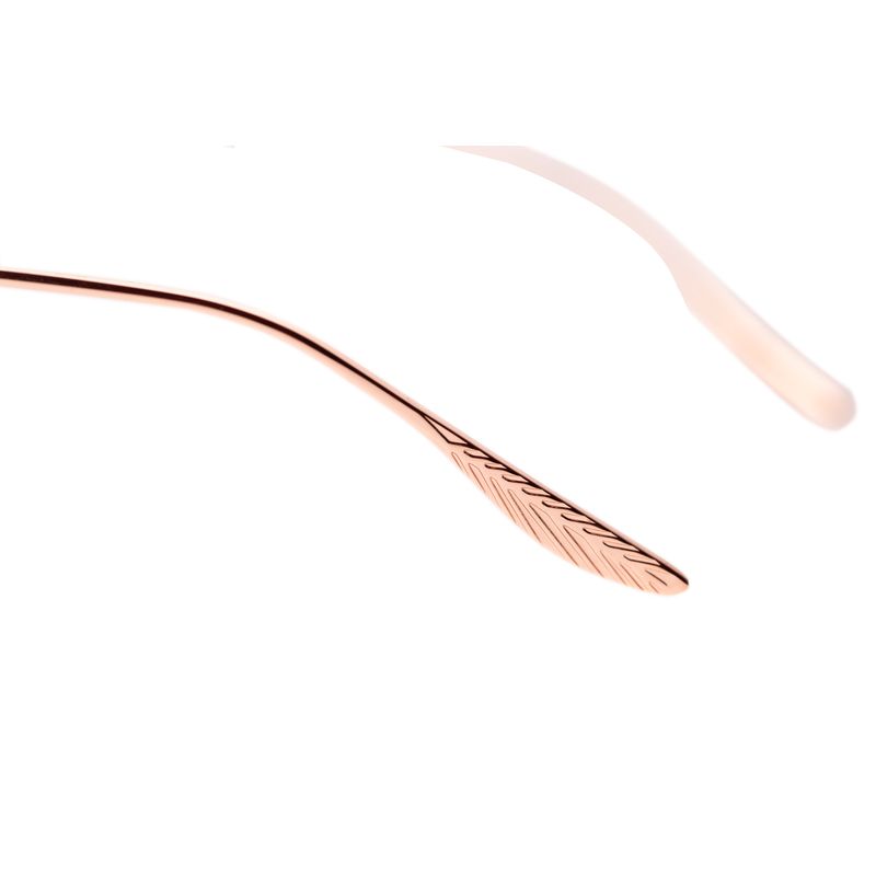 Óculos de Sol Feminino Western Banhado A Ouro Quadrado Rosé OC.MT.3532-1495.5