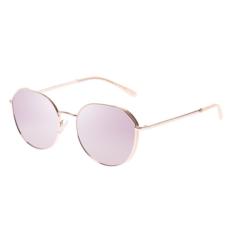 Óculos de Sol Feminino Western Banhado A Ouro Redondo Rosé OC.MT.3542-9595