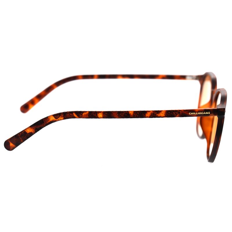 Óculos de Sol Unissex Western Redondo Ornamento Tartaruga OC.CL.3828-0902.9