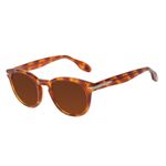 Óculos de Sol Unissex Western Redondo Polarizado Caramelo OC.CL.3858-5703