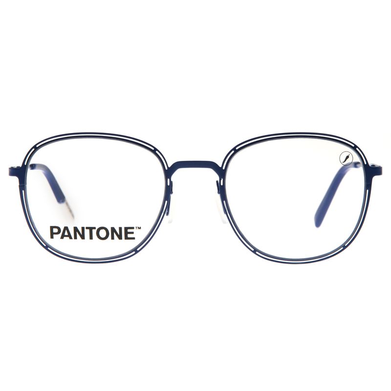 Armação Para Óculos de Grau Unissex Pantone Metal Slim Azul LV.MT.0581-0808.1
