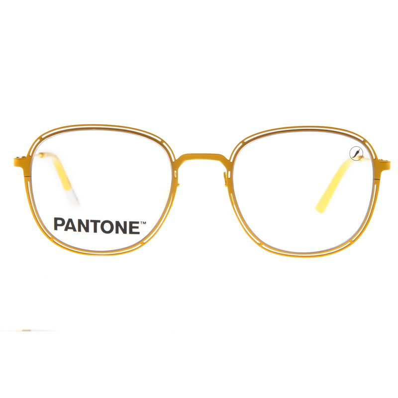 Armação Para Óculos de Grau Unissex Pantone Metal Slim Amarelo LV.MT.0581-0909.1