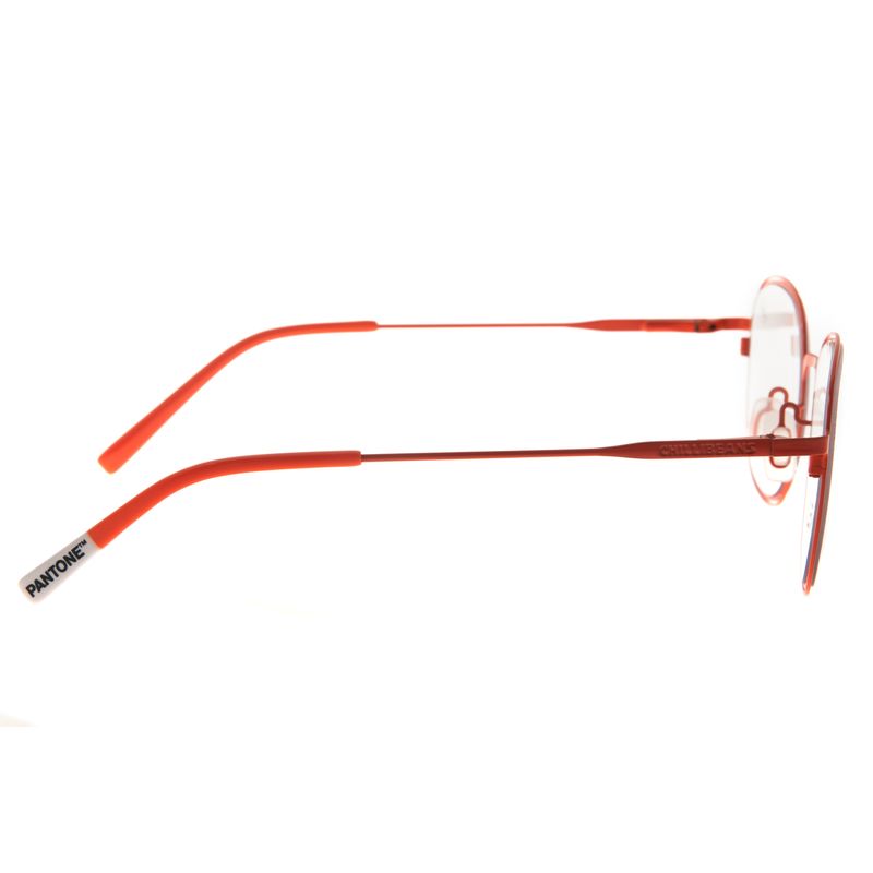 Armação Para Óculos de Grau Unissex Pantone Metal Slim Laranja LV.MT.0581-1111.3