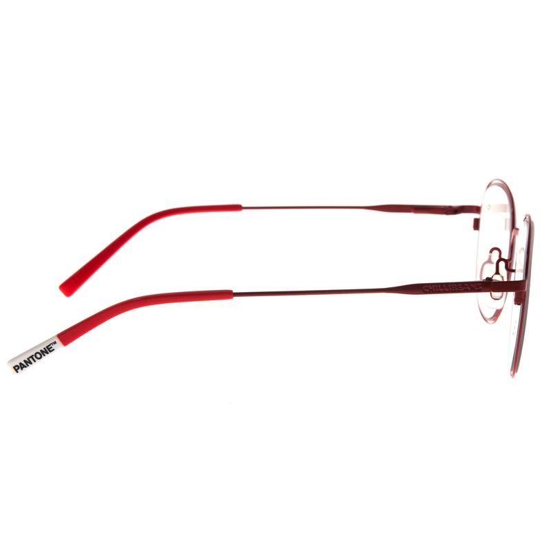 Armação Para Óculos de Grau Unissex Pantone Metal Slim Vermelho LV.MT.0581-1616.3
