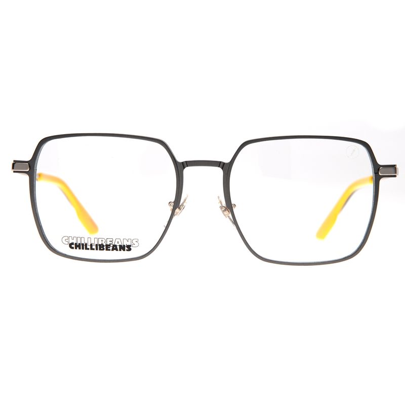 Armação Para Óculos de Grau Masculino Premium Quadrado Prata LV.MT.0606-2207.1