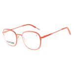 Armação Para Óculos de Grau Unissex Pantone Metal Slim Laranja LV.MT.0581-1111