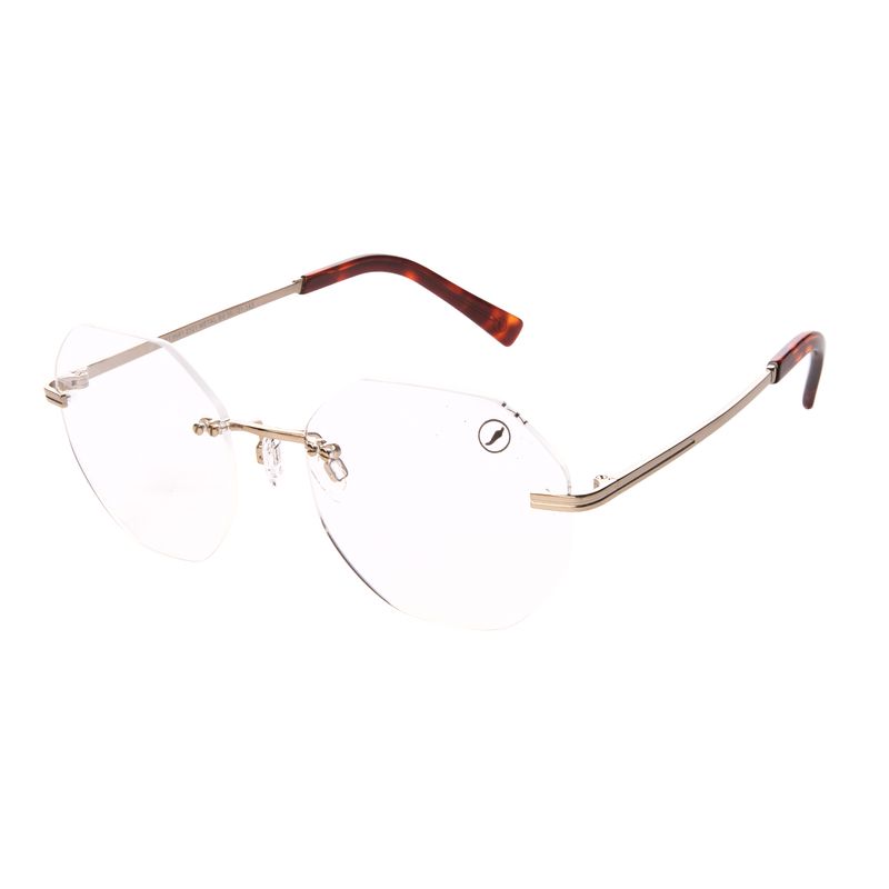 Óculos de Grau Feminino Ótica Chilli Beans 3 Peças Dourado LV.MT.0681-2121.2