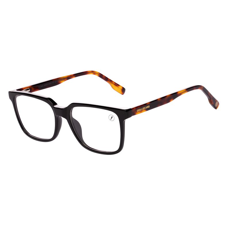 Armação Para Óculos de Grau Feminino Ótica Chilli Beans Quadrado Casual Marrom LV.AC.0858-0202