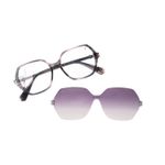 Armação Para Óculos de Grau Feminino Western Quadrado Wild Soul Polarizado Marrom LV.MU.0837-0102