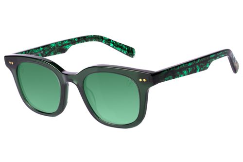 Óculos de Sol Palm Angels Retangular Verde Encomenda - Rabello