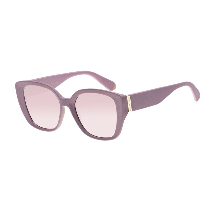 Óculos de Sol Feminino Eco Chilli Beans Quadrado Polarizado Degradê Marrom OC.CL.3978-5717