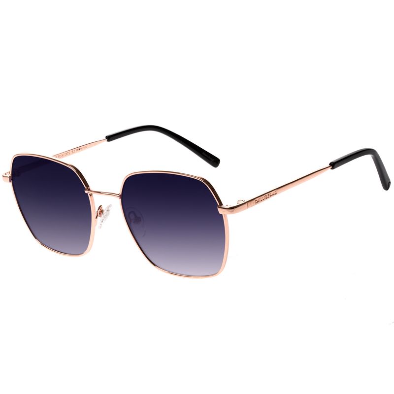 Óculos de Sol Feminino Ótica Chilli Beans Quadrado Metal Rosé OC.MT.3488-2095