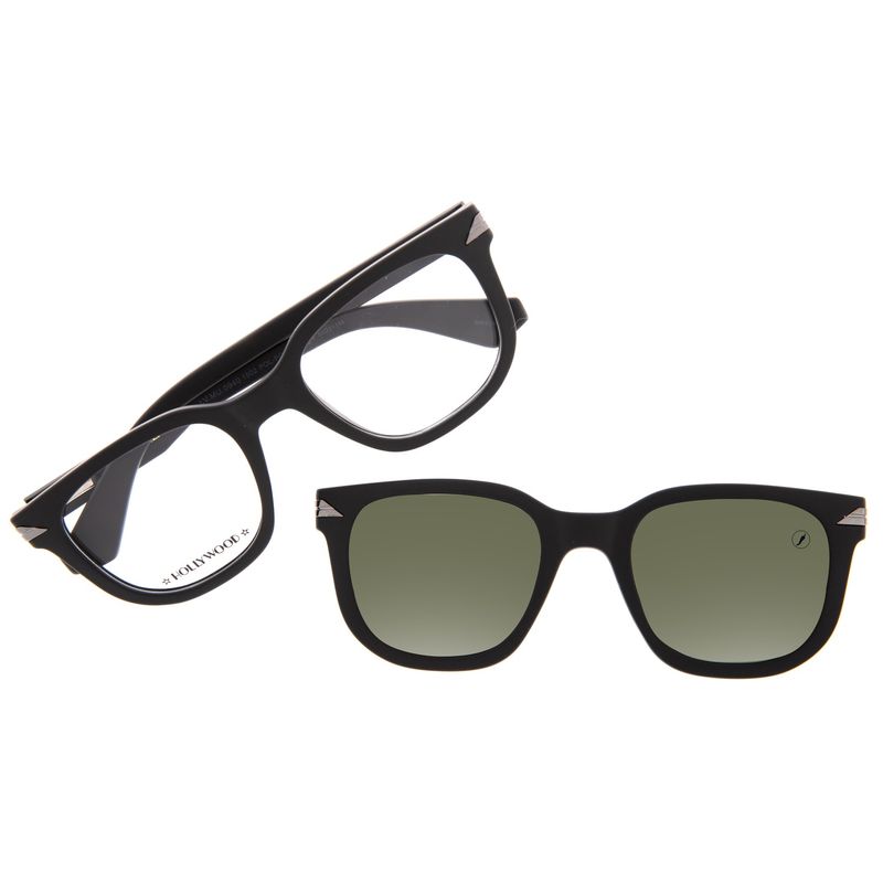 Armação Para Óculos de Grau Masculino Hollywood Vintage Luxo Multi Verde LV-MU-0940-1502