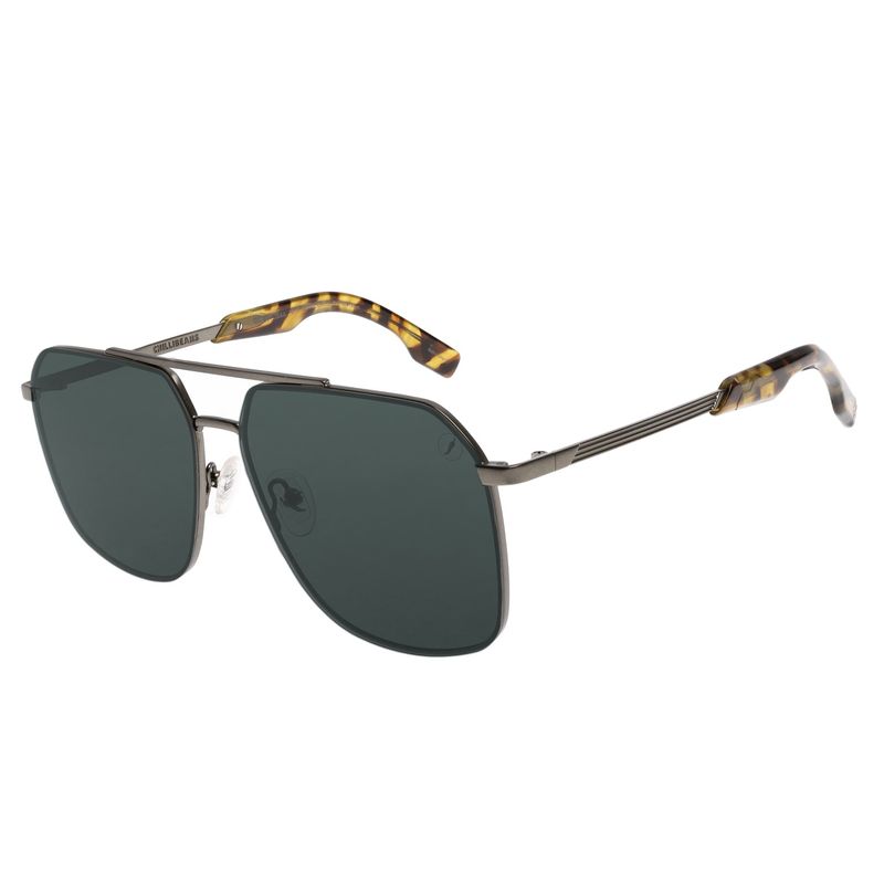 Óculos de Sol Masculino Hollywood Vintage Art Déco Executivo Verde OC-MT-3644-1515