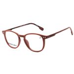 Armação Para Óculos de Grau Infantil Masculino Spider-Man Amigos Redondo Vermelho LV.KD.0016-1616