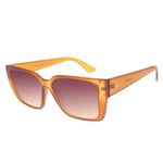 Óculos de Sol Feminino Ótica Chilli Beans Quadrado Clássico Marrom OC.CL.4021-2002