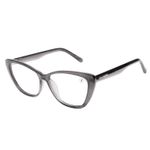 Armação Para Óculos de Grau Feminino Ótica Chilli Beans Gatinho TR90 Preto LV.IJ.0282-0101