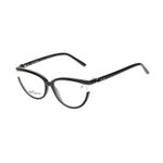Armação Para Óculos de Grau Feminino Ótica Rolling Stones Gatinho Preto LV.AC.0937-0101