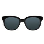 Óculos de Sol Feminino Ótica Rolling Stones Spikes Preto OC.CL.4135-0101.1