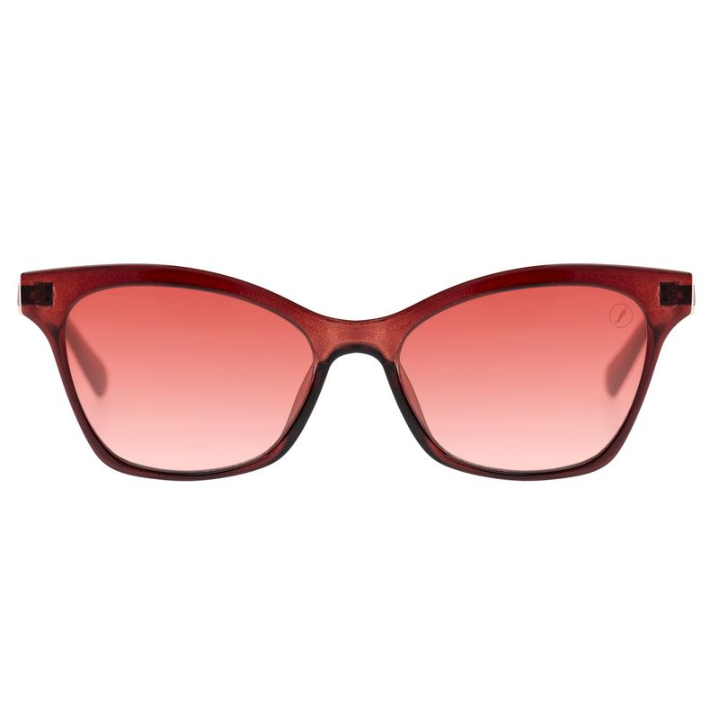 Óculos de Sol Feminino Hollywood Vintage Art Déco Vinho