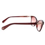 Óculos de Sol Feminino Hollywood Vintage Art Déco Vinho