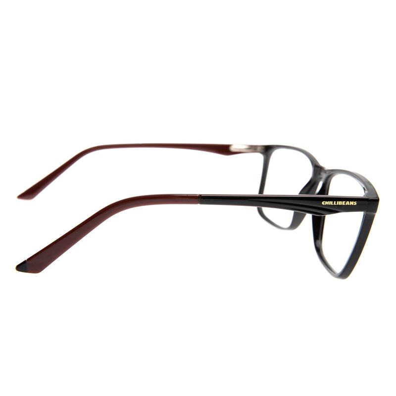Armação Para Óculos de Grau Masculino Chilli Beans Essential Quadrado Preto Fosco LV.IJ.0302-0131.2