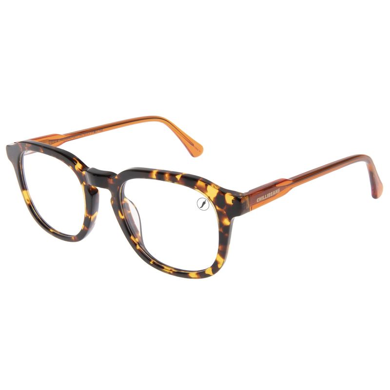 Armação Para Óculos de Grau Masculino Ótica Chilli Beans Quadrado AC Laranja LV.AC.0840-0611