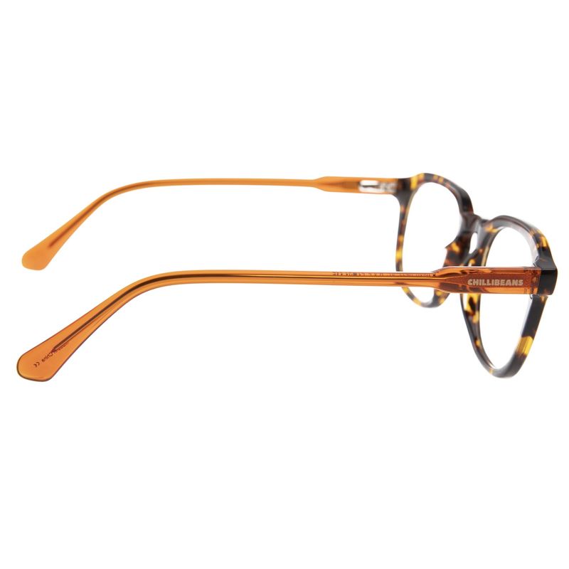 Armação Para Óculos de Grau Masculino Ótica Chilli Beans Quadrado AC Laranja LV.AC.0840-0611.3