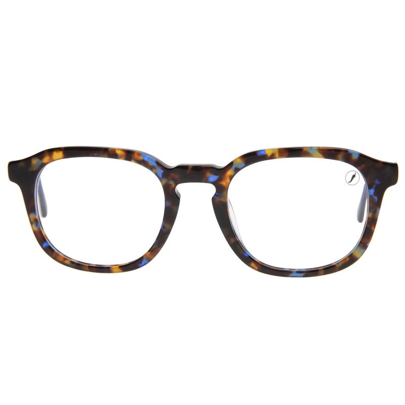 Armação Para Óculos de Grau Masculino Quadrado AC Tartaruga Azul LV.AC.0840-0608.1