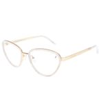 Armação Para Óculos de Grau Feminino Ótica Chilli Beans Gatinho Slim Branco LV.AC.0846-1921