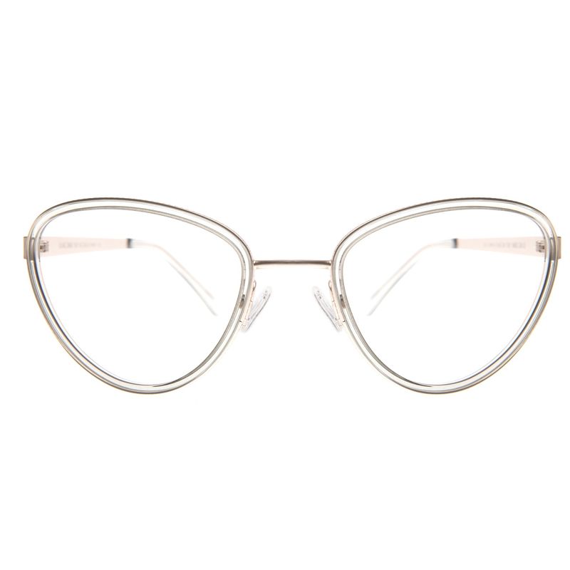 Armação Para Óculos de Grau Feminino Ótica Chilli Beans Gatinho Slim Dourado LV.AC.0846-1521.1
