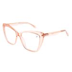 Armação Para Óculos de Grau Feminino Ótica Chilli Beans Max Cat Bege LV.IJ.0273-2323