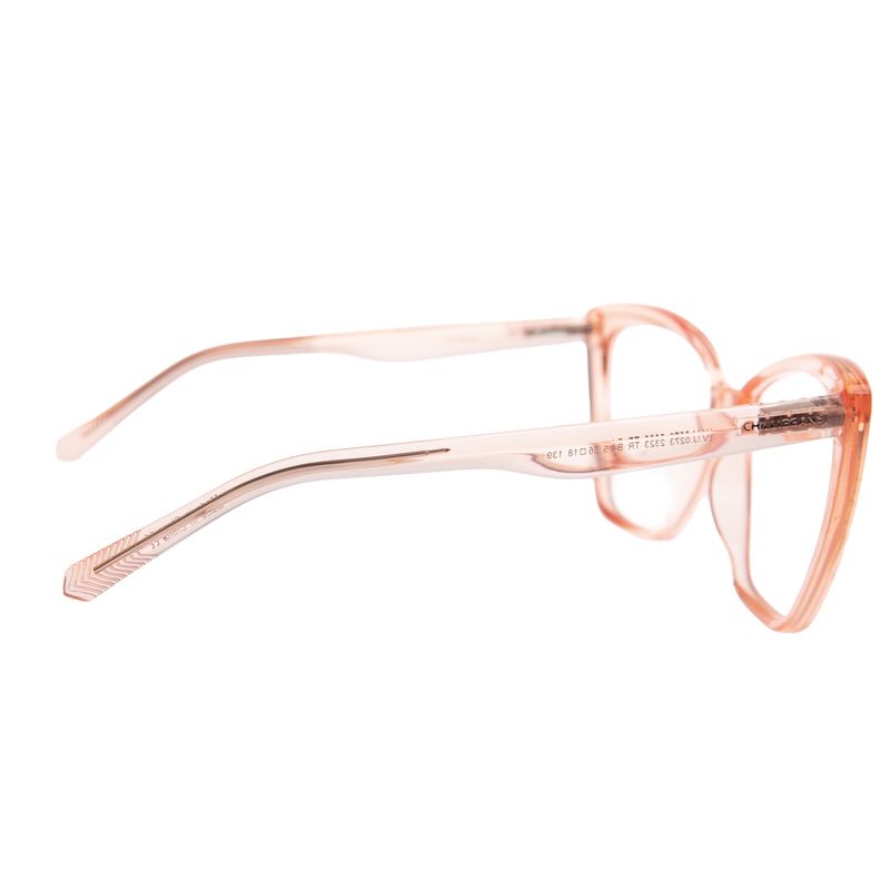 Armação Para Óculos de Grau Feminino Ótica Chilli Beans Max Cat Bege LV.IJ.0273-2323.2