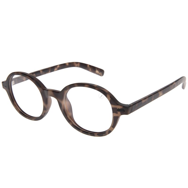 Armação Para Óculos de Grau Masculino Ótica Chilli Beans Redondo TR90 Tartaruga LV.IJ.0286-0606