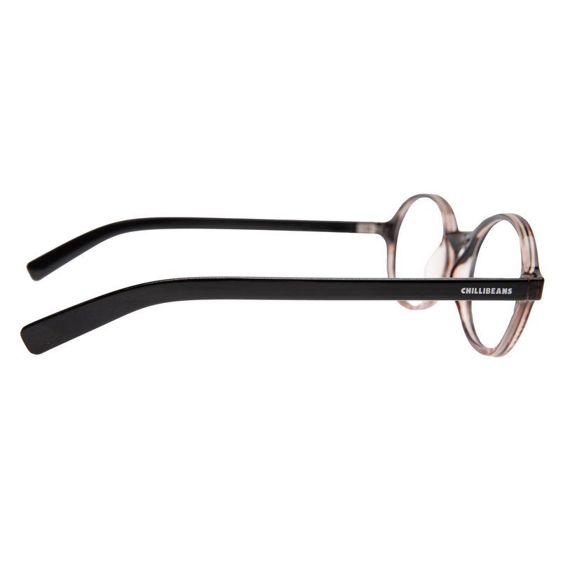 Armação Para Óculos de Grau Masculino Ótica Chilli Beans Redondo TR90 Preto LV.IJ.0286-0101.2