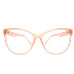 Armação Para Óculos de Grau Feminino Ótica Chilli Beans Gatinho TR90 Bege LV.IJ.0274-2323.1