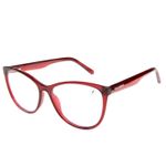 Armação Para Óculos de Grau Feminino Ótica Chilli Beans Gatinho TR90 Vinho LV.IJ.0274-3636