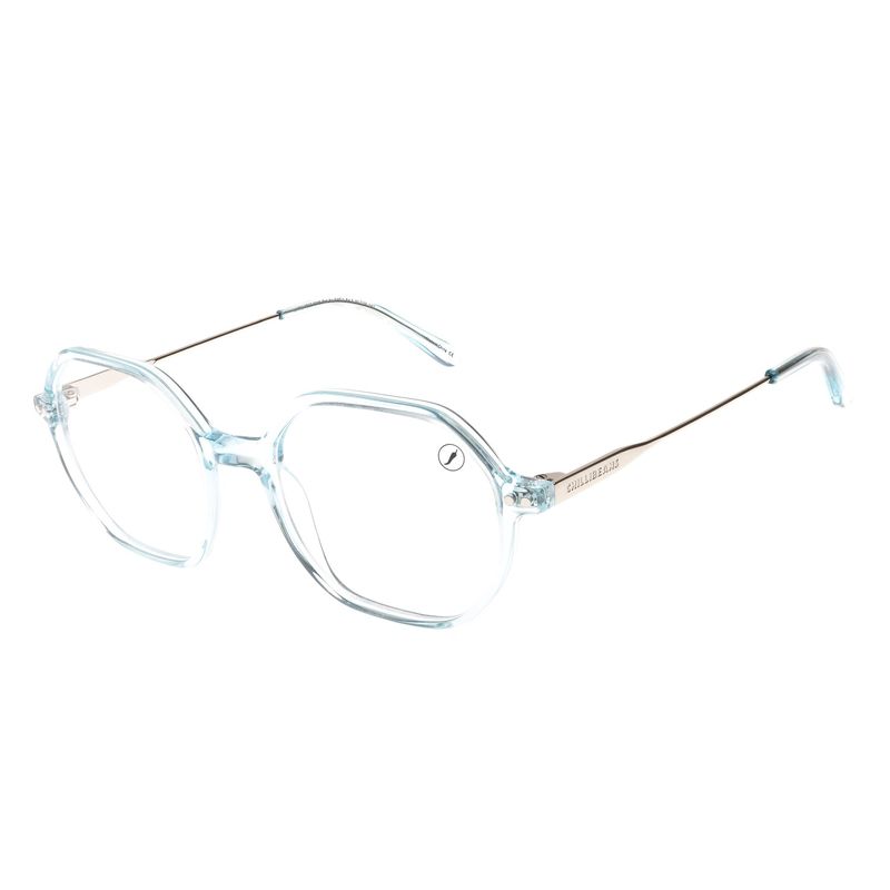 Armação Para Óculos de Grau Feminino Ótica Chilli Beans Multi Redondo Polarizado Verde LV.MU.0833-0115