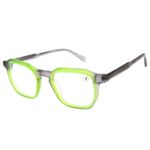 Armação Para Óculos de Grau Masculino Premium Quadrado AC Cinza LV.AC.0905-0404