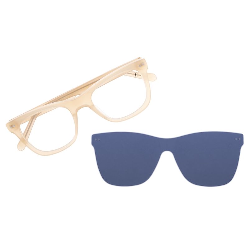 Armação Para Óculos de Grau Feminino Ótica Chilli Beans Multi Lente Polarizado Branco LV.MU.0968-2019