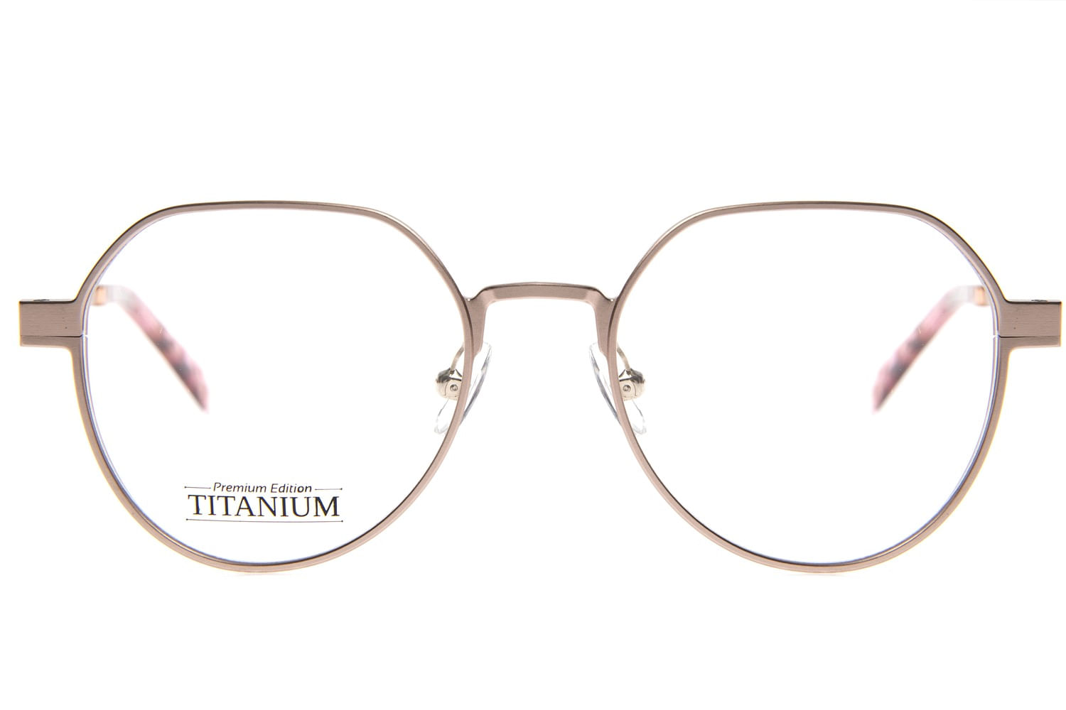 Chashma de titânio moda feminina óculos cinza lente vermelha