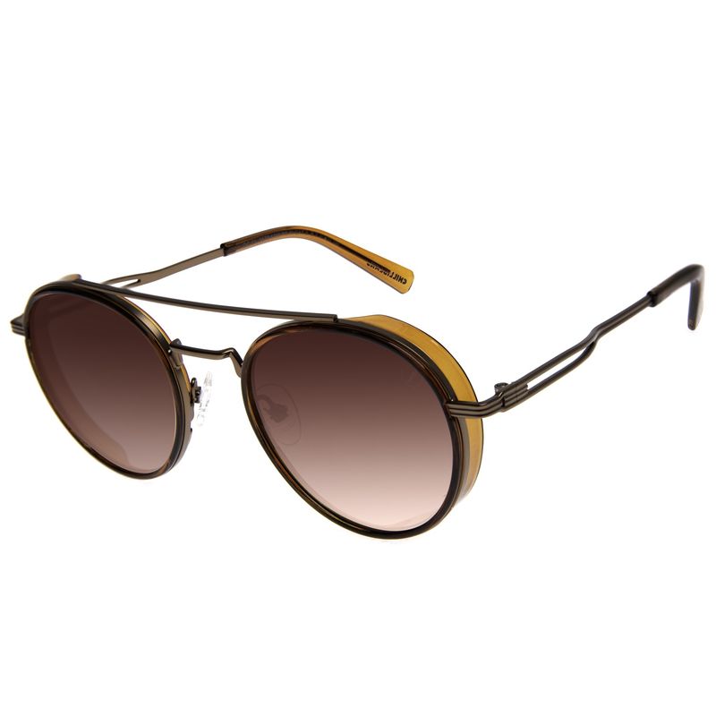 OC.CL.3570-5788-Oculos-de-Sol-Unissex-Alok-Nature-Tech-Redondo-Flap-Marrom-Claro--4-