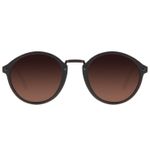 OC.CL.3260-5747.1  Oculos de Sol Unissex Chilli Beans Classicos Redondo Marrom Escuro -1-.jpg