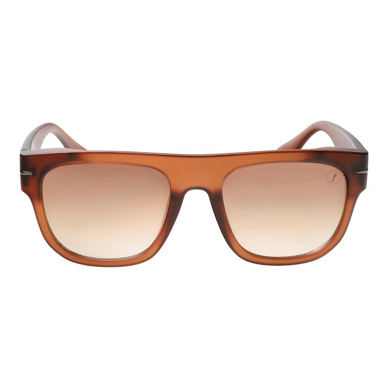 OC.CL.5276-5702.1  Oculos de Sol Masculino Chilli Beans Quadrado Degrade Marrom -1-