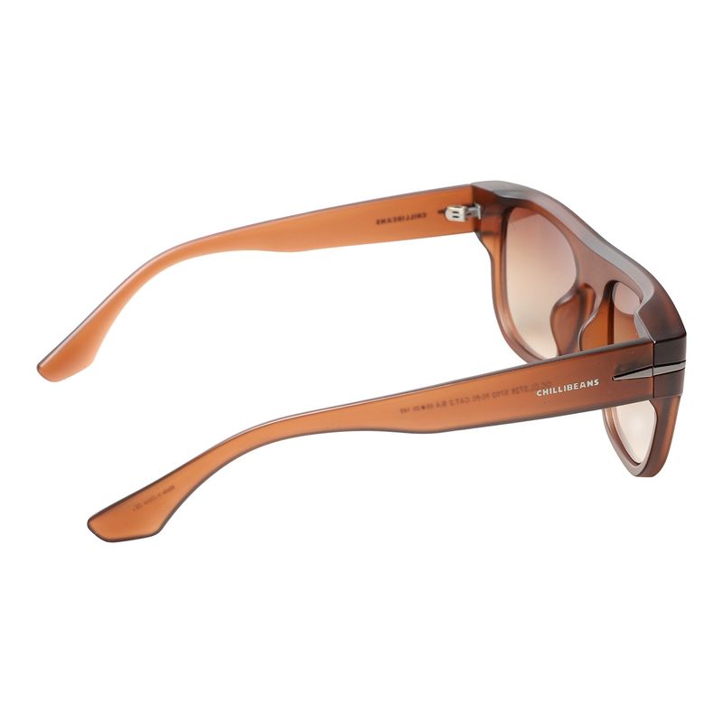 OC.CL.5276-5702.1  Oculos de Sol Masculino Chilli Beans Quadrado Degrade Marrom -2-
